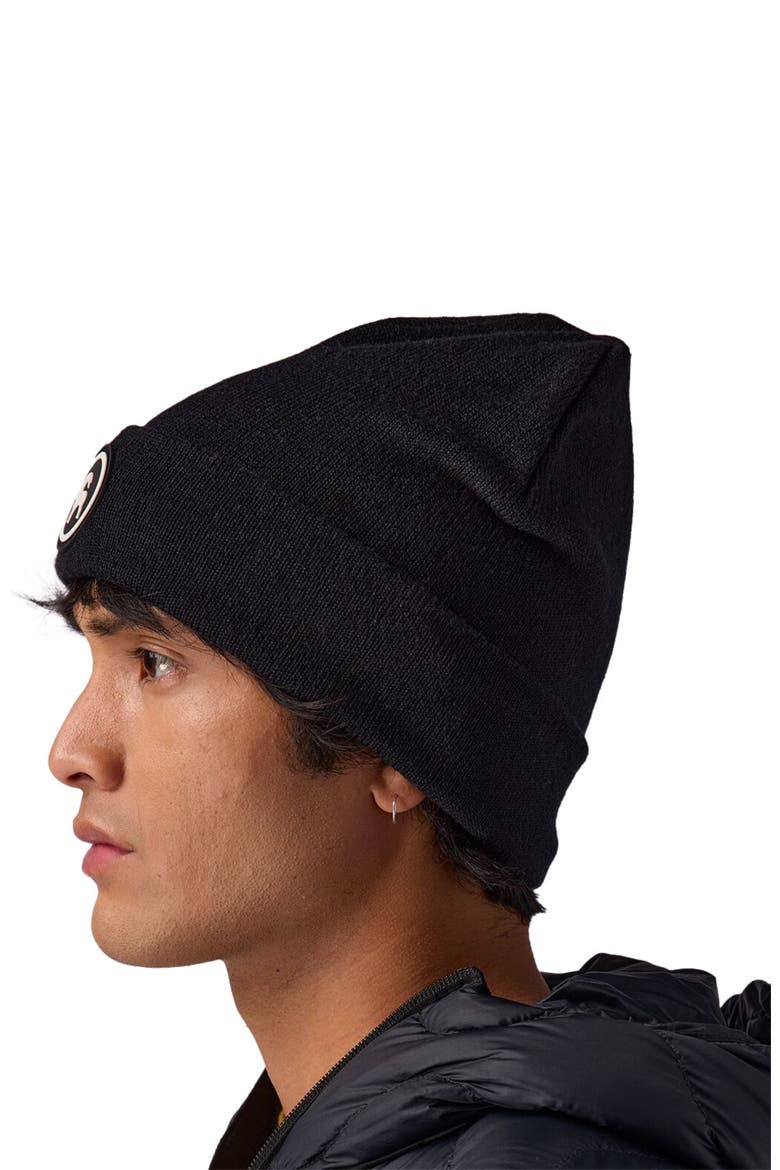 Patch Goat Beanie, Alternate, color, Black