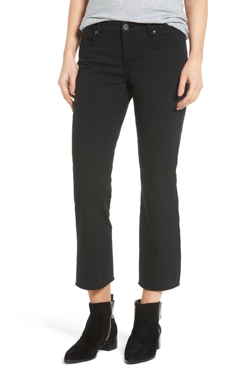 BLANKNYC Canvas Cropped Kick Flare Jeans, Main, color, 