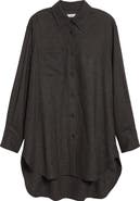 A.L.C. Spence Wool Blend Long Sleeve Shirt