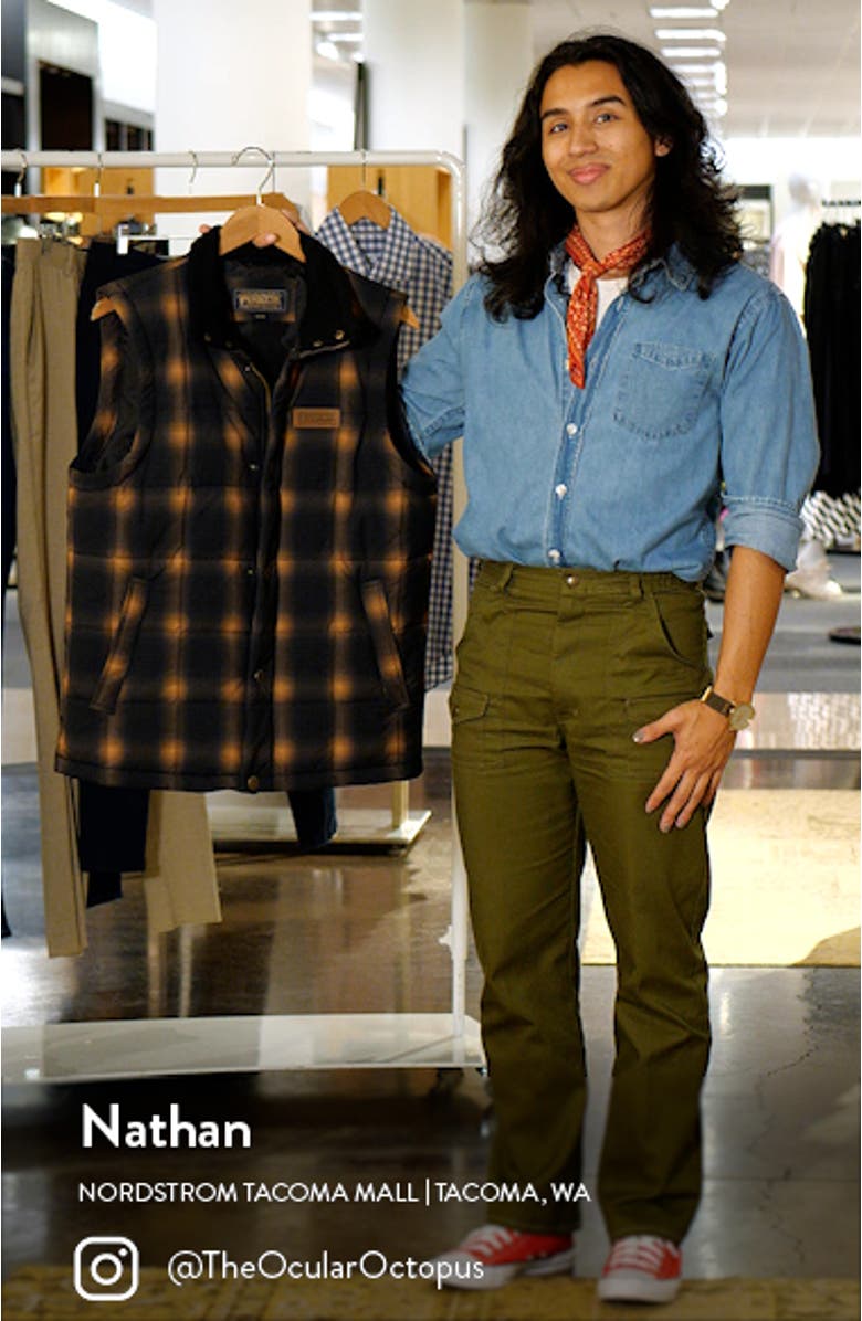 Cody Plaid Quilted Vest, sales video thumbnail