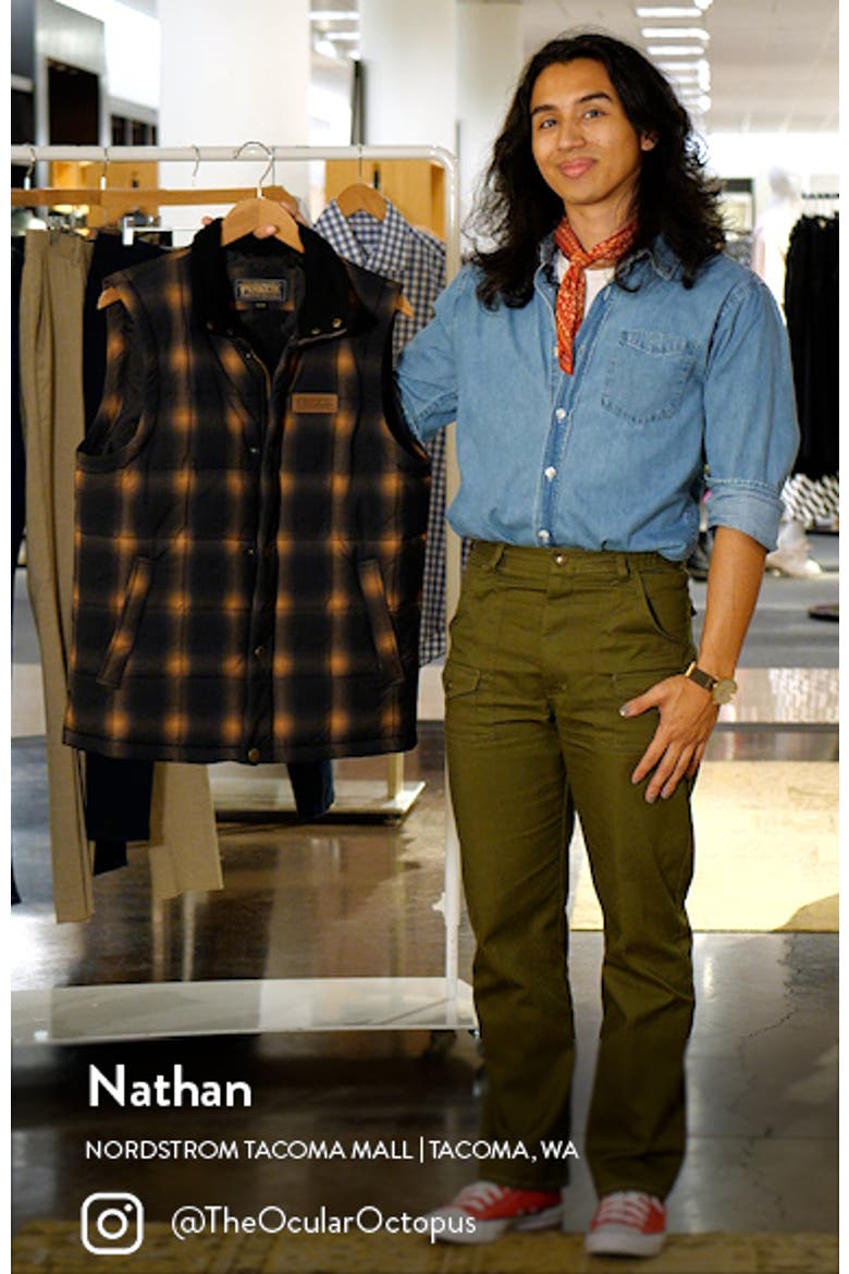 Cody Plaid Quilted Vest video