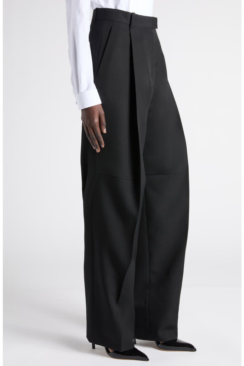 Fluid Straight Leg Tuxedo Pants, Alternate, color, LB999 BLACK