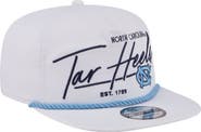 New Era Men's New Era  White North Carolina Tar Heels Team Rope 19TWENTY Adjustable Hat
