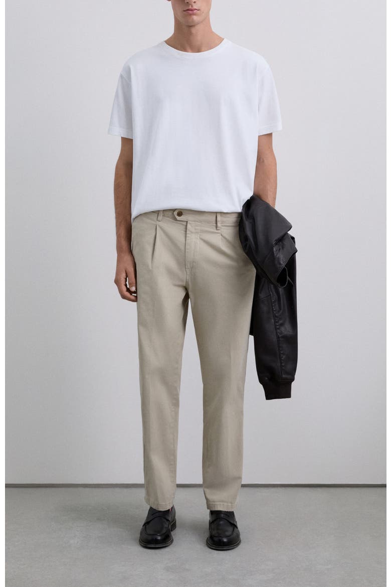 Firenze Relaxed Pants, Alternate, color, Beige