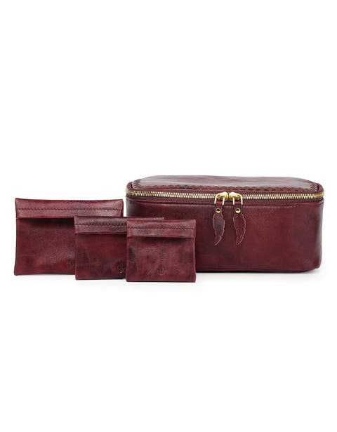 Celosia Genuine Leather Rectangular Jewelry Case