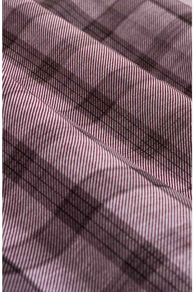Devon OoohCotton® Plaid Button-Up Shirt, Alternate, color, BURGUNDY