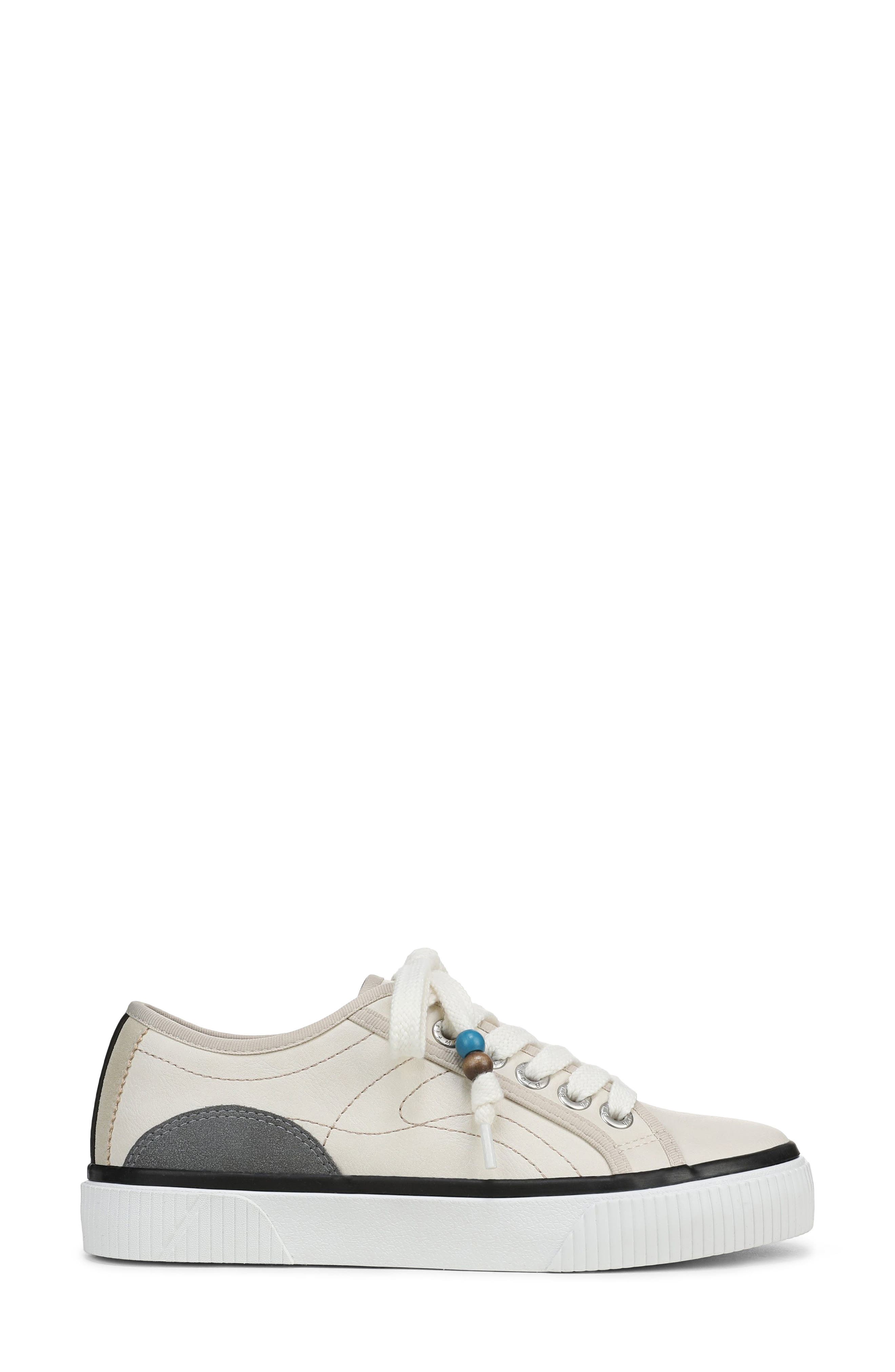 Azure Sneaker, Alternate, color, WHITE SAND FAUX LEATHER