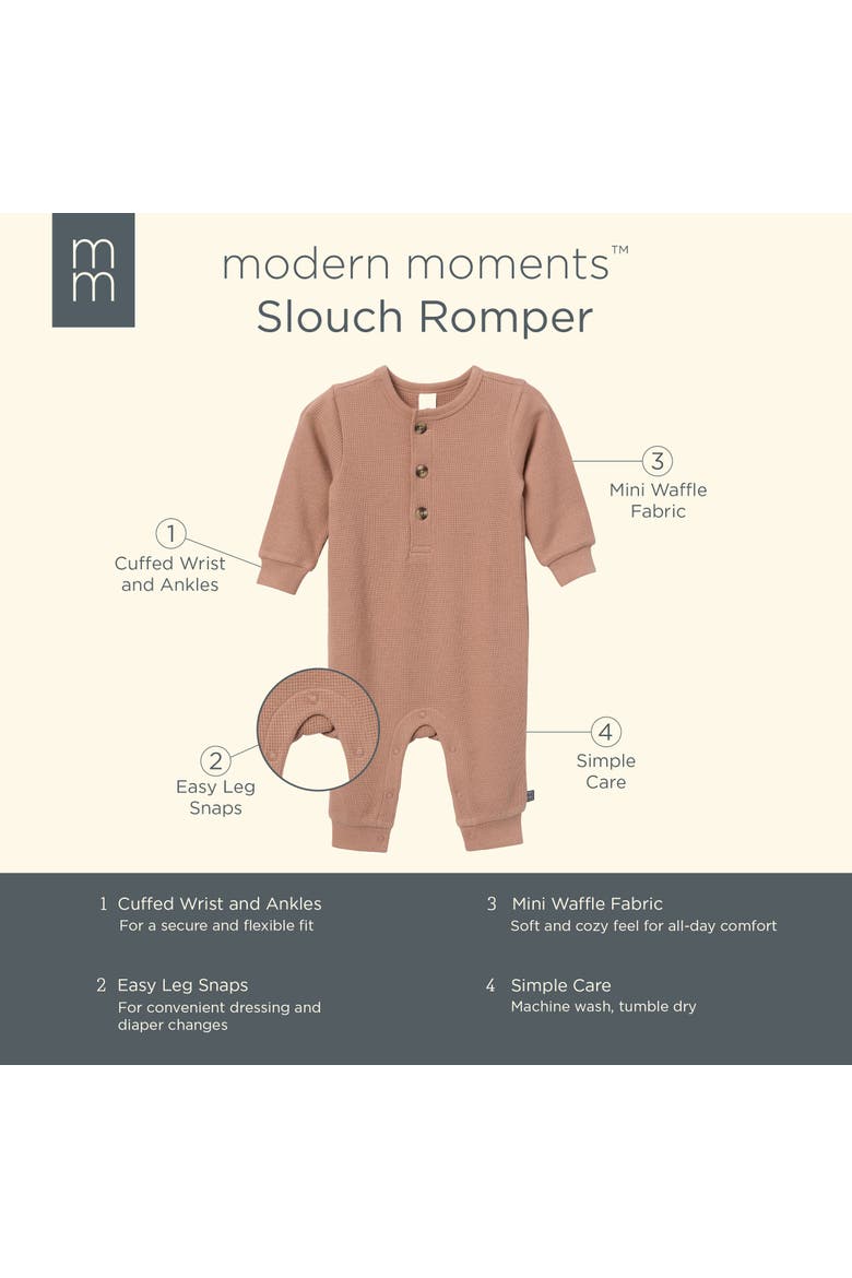 Slouch Romper, Alternate, color, Taupe