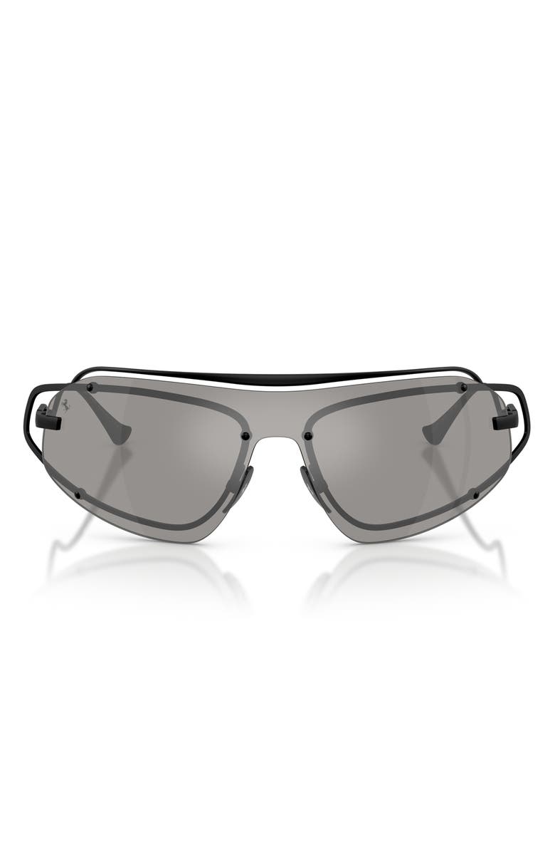 Ferrari 132mm Rimless Rectangular Sunglasses, Main, color, 