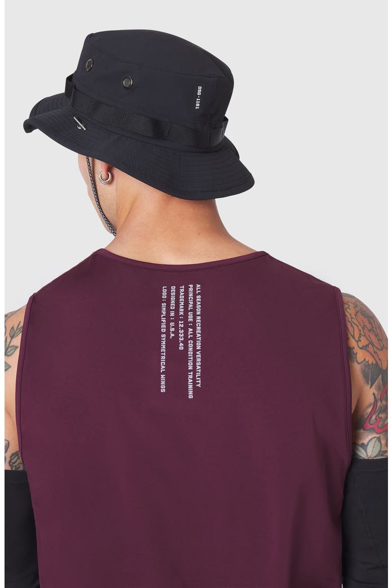 Warpflexx Lite Training Tank, Alternate, color, Merlot