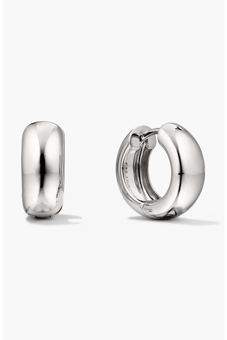 Chunky Hoops, Main, color, Sterling Silver