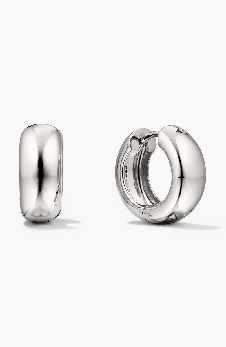 MEJURI Chunky Hoops, Main, color, Sterling Silver