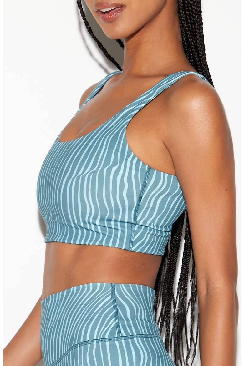 Making Waves Delmar Sports Bra, Alternate, color, CABANA BLUE