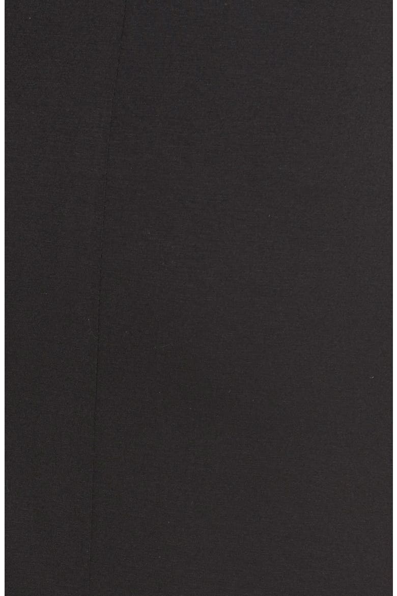 Pencil Sleeve Faux Wrap Dress, Alternate, color, BLACK
