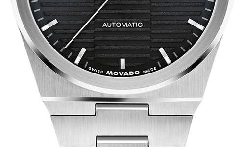 Movado Men's Bold Quest Swiss Automatic Stainless-steel Watch, 39mm In Black