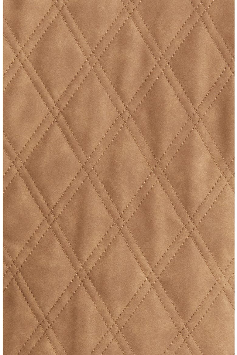 Reversible Quilted Vest, Alternate, color, CAMEL/ LIGHT BROWN
