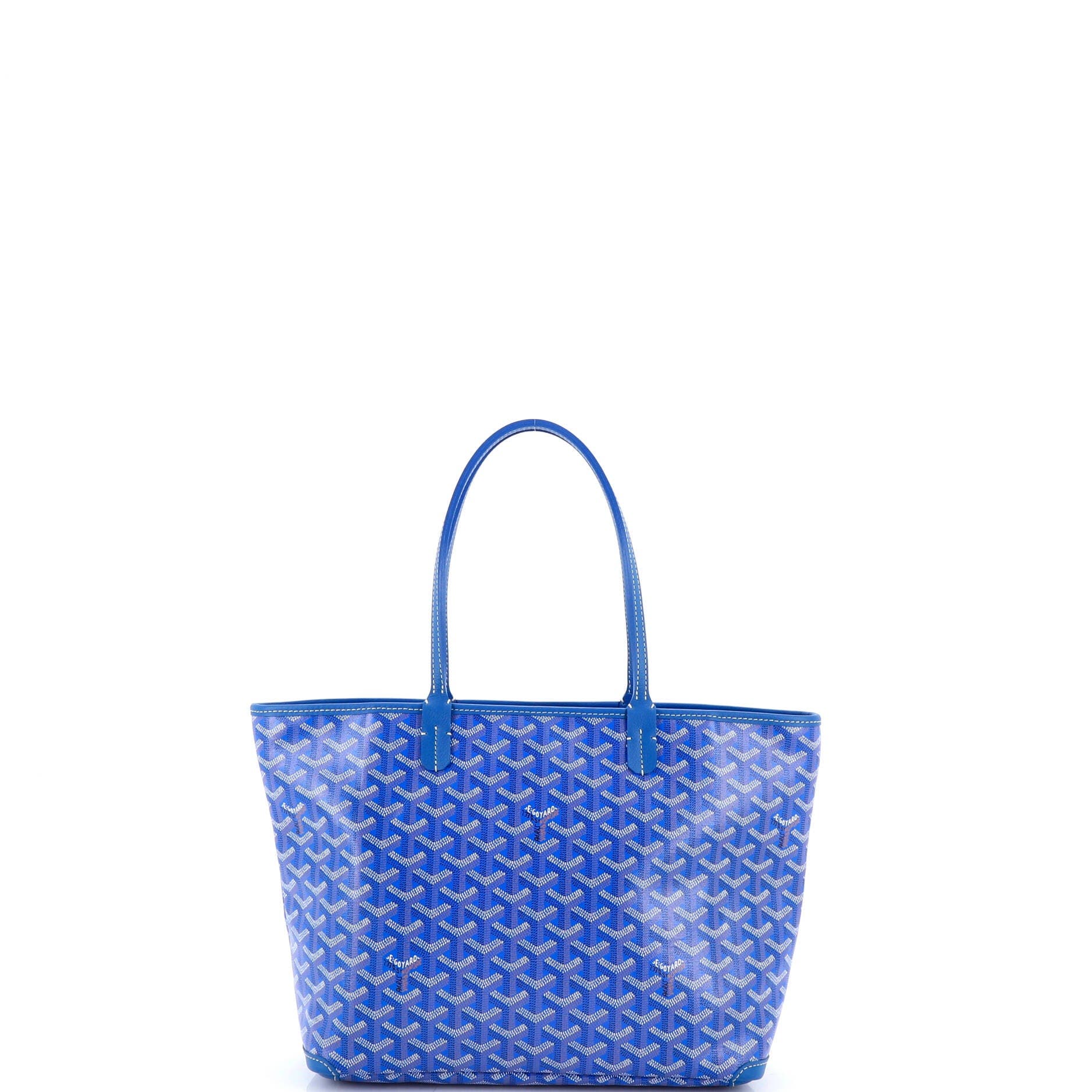 Pre-Owned Goyard Artois Tote Coated Canvas PM, Alternate, color, Blue