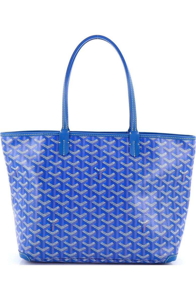 Pre-Owned Goyard Artois Tote Coated Canvas PM, Alternate, color, Blue