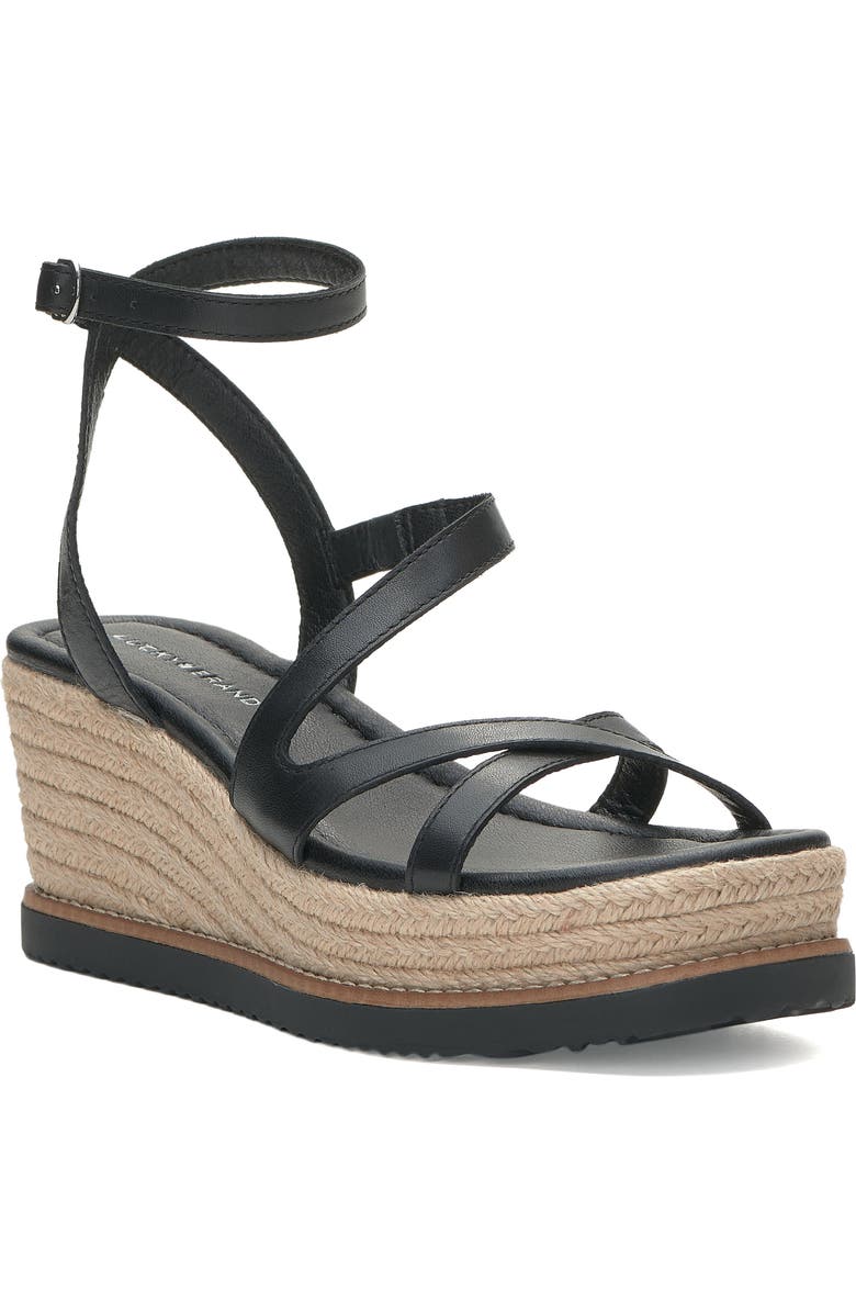 Lucky Brand Carolie Platform Wedge Sandal, Main, color,