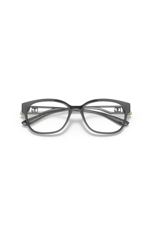 Dolce & Gabbana Dolce&gabbana 54mm Square Optical Glasses In Gray