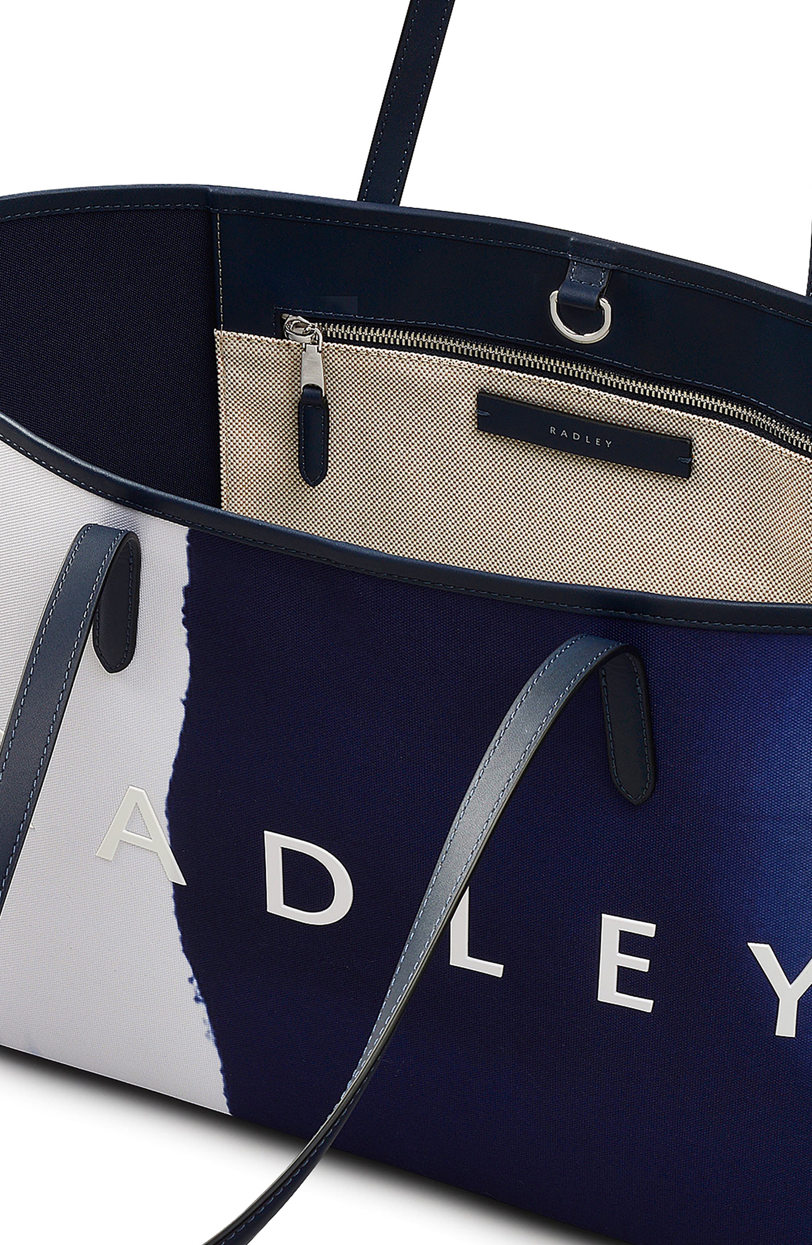 Radley Southwell Gardens Stripe Large Tote Bag, Alternate, color, 