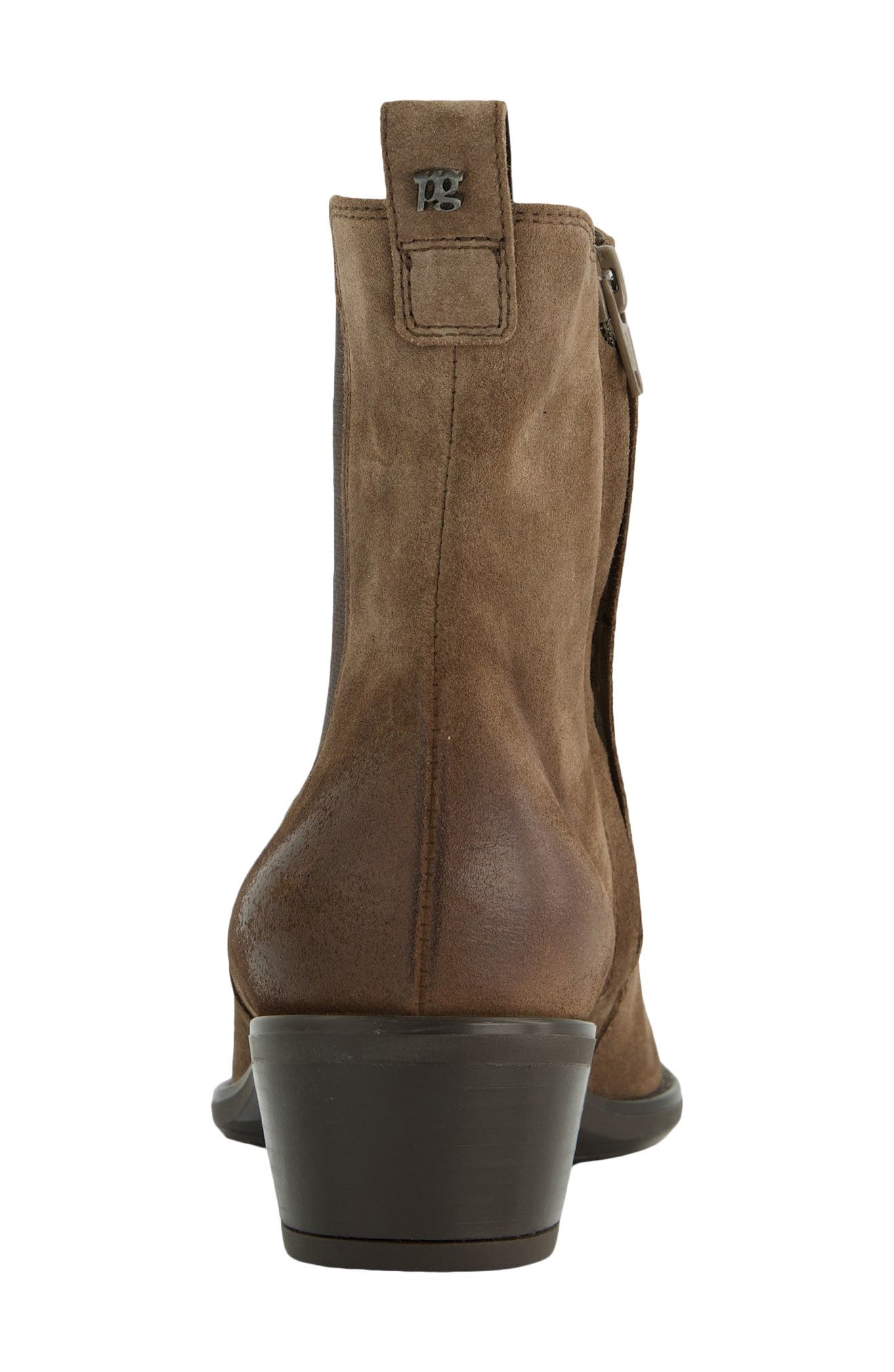 Enya Bootie, Alternate, color, EARTH SOFT SUEDE
