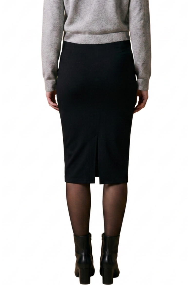 Maternity Crayon Skirt Morgan, Alternate, color, Black