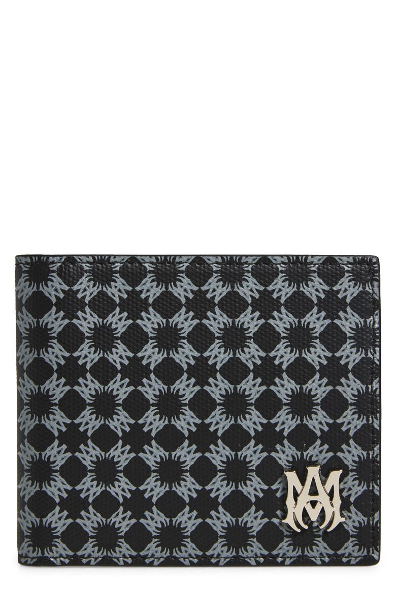 MA Quad Coated Canvas Bifold Wallet, Main, color, BLACK