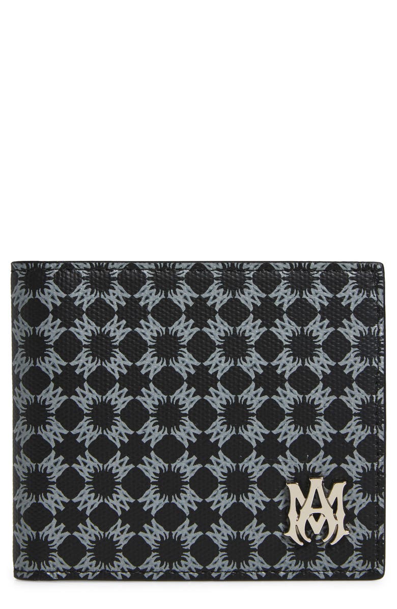 AMIRI MA Quad Coated Canvas Bifold Wallet, Main, color, Black