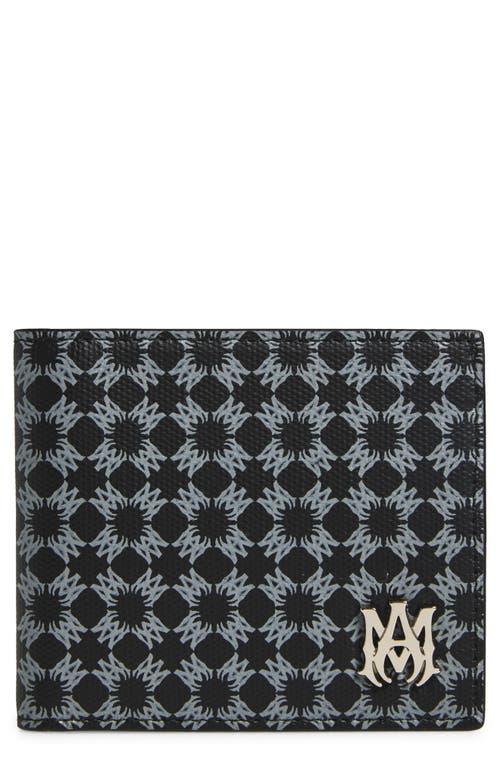 Amiri Ma Quad Coated Canvas Bifold Wallet In Black