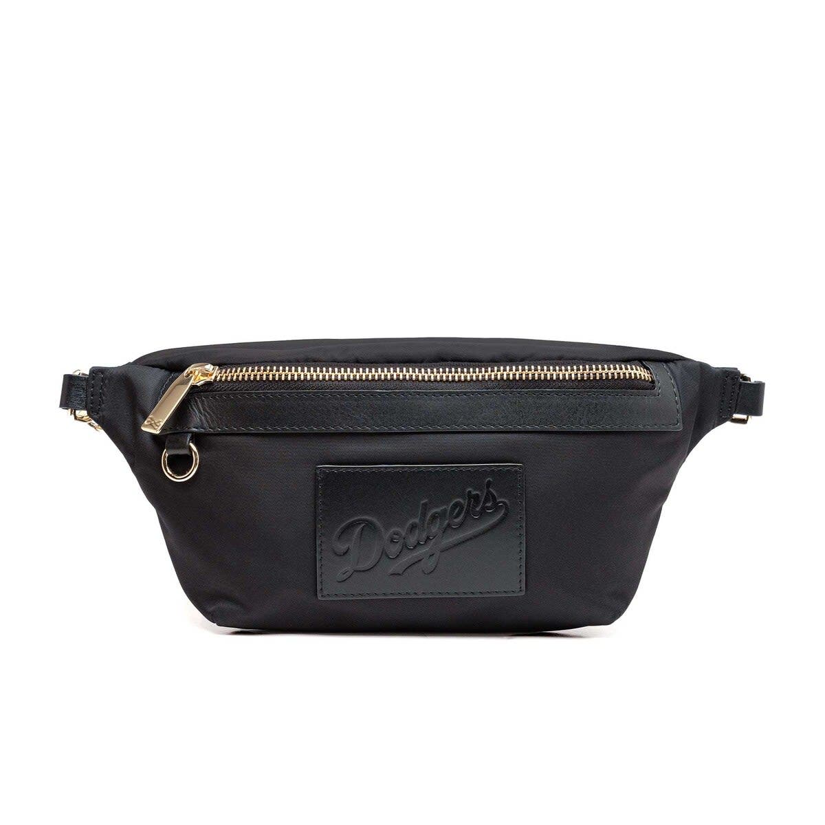 LUSSO Los Angeles Dodgers Regan Fanny Pack, Main, color, Black