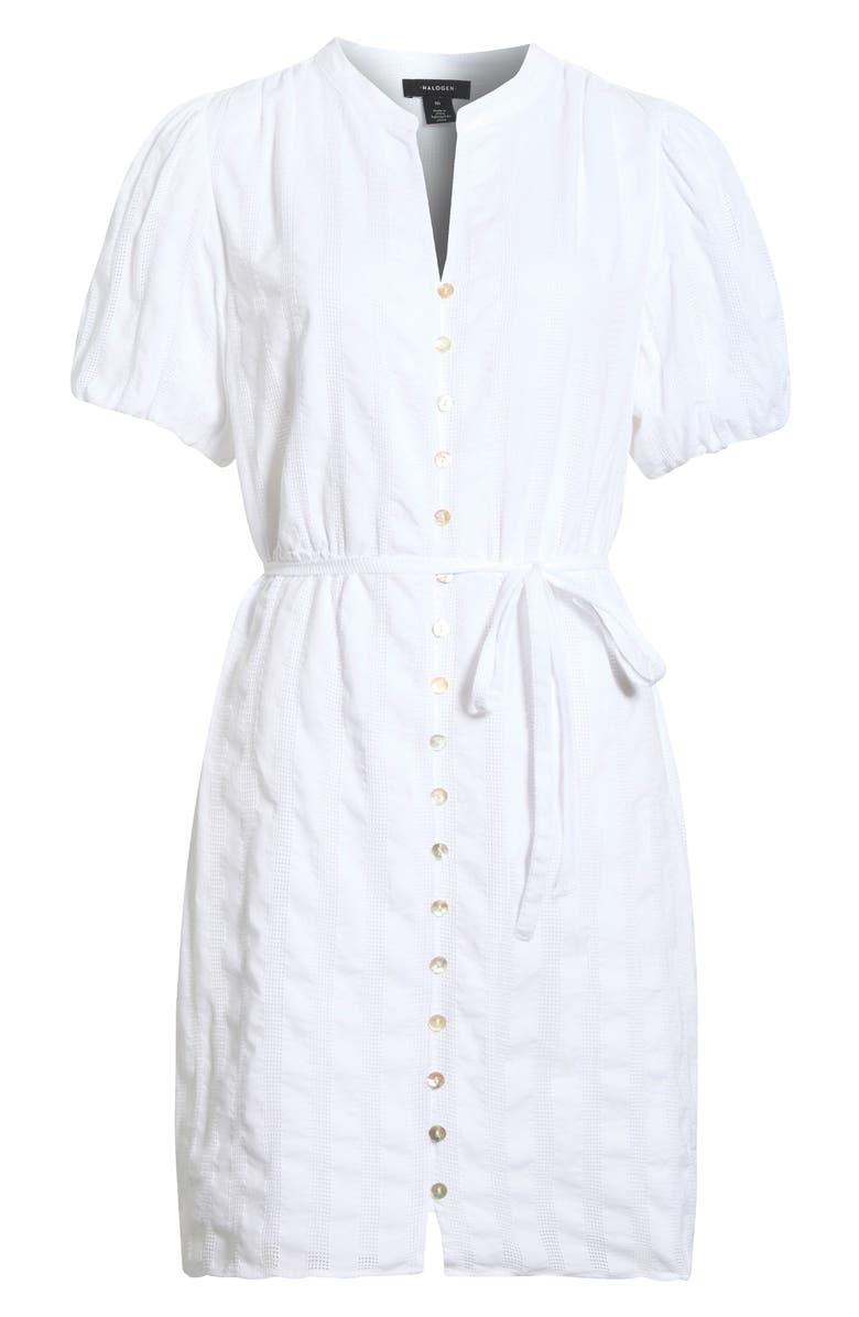 Halogen<sup>®</sup> Balloon Sleeve Shirtdress, Main, color, 