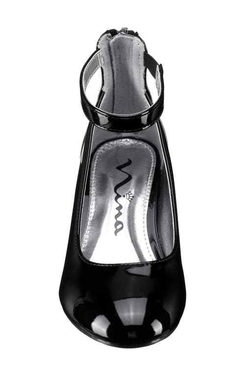 Nina Florious Metallic Flat In Black