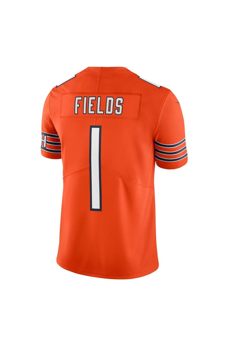 Nike Men's Nike Justin Fields Orange Chicago Bears Alternate Vapor Limited Jersey, Alternate, color,