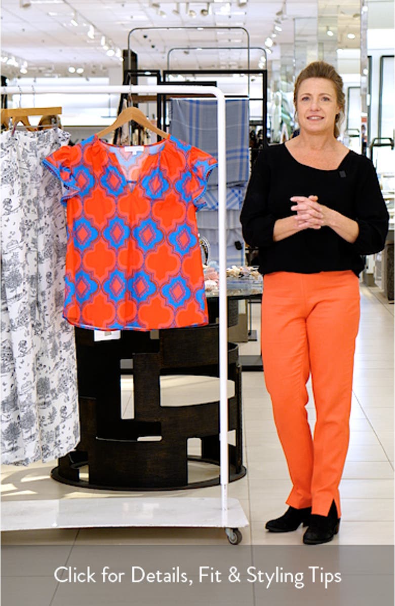 Devant Carya Ruffle Cotton Top, sales video thumbnail