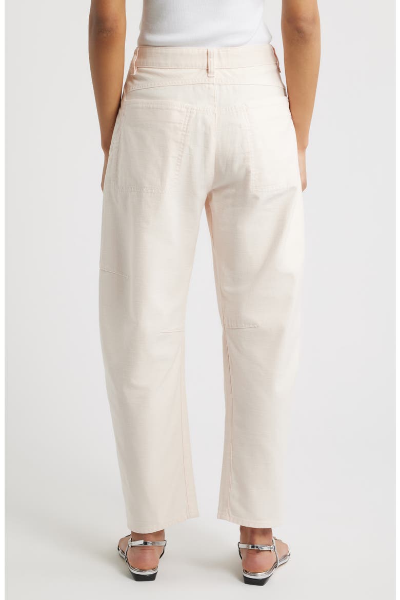 Stevie Tapered Stretch Cotton Utility Pants, Alternate, color, LTPNK