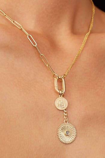 14K Yellow Gold Connect Me Oval Clasp