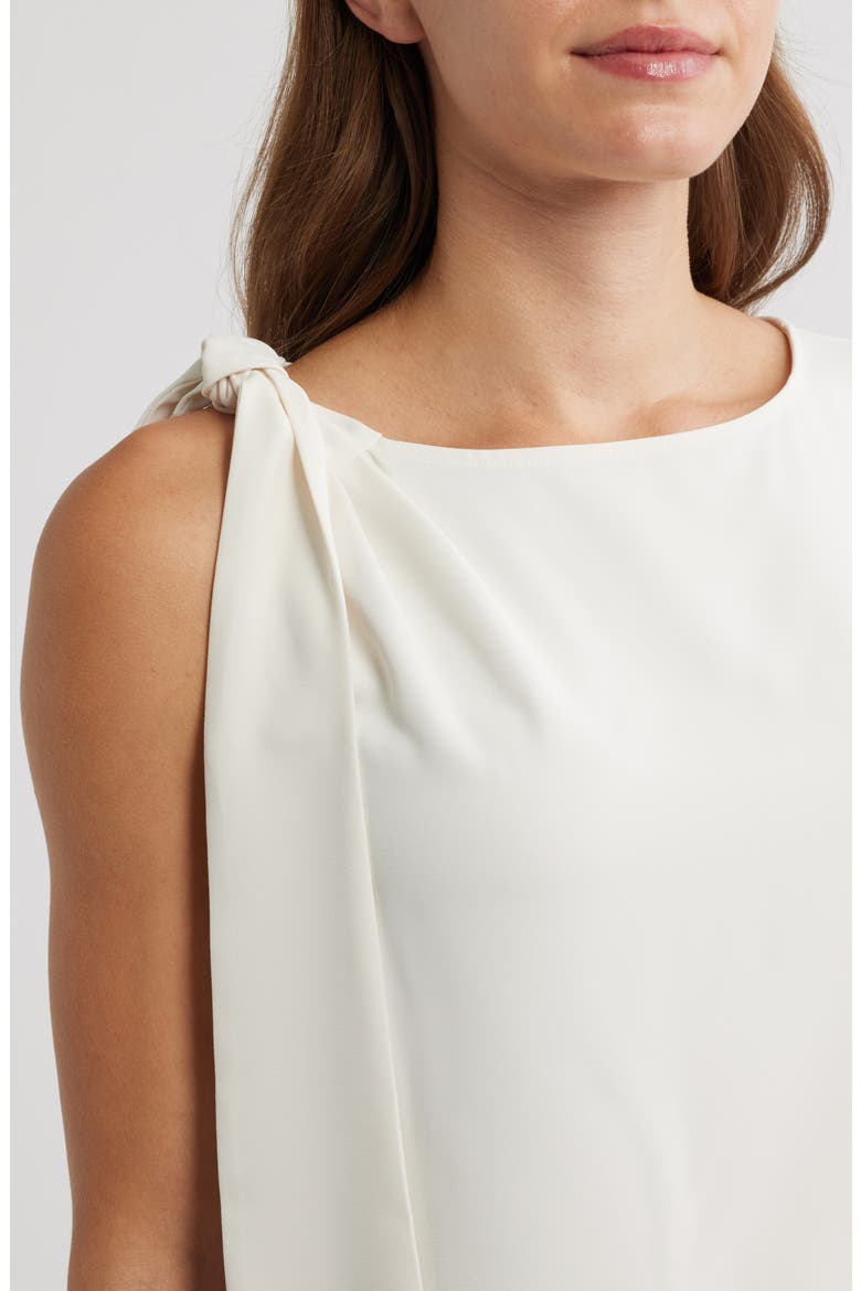 Tie Shoulder Sleeveless Top, Alternate, color, WHITE DOVE