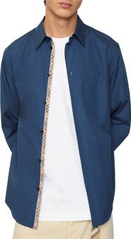 Burberry Regular Fit Cotton Poplin Shirt
