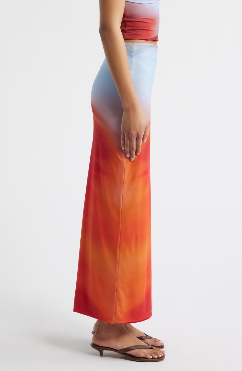 Feners Tu X Mi Maxi Skirt, Alternate, color, Rosella