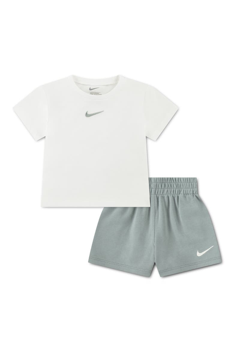 Kids' T-Shirt & Shorts Set, Main, color, MICA GREEN