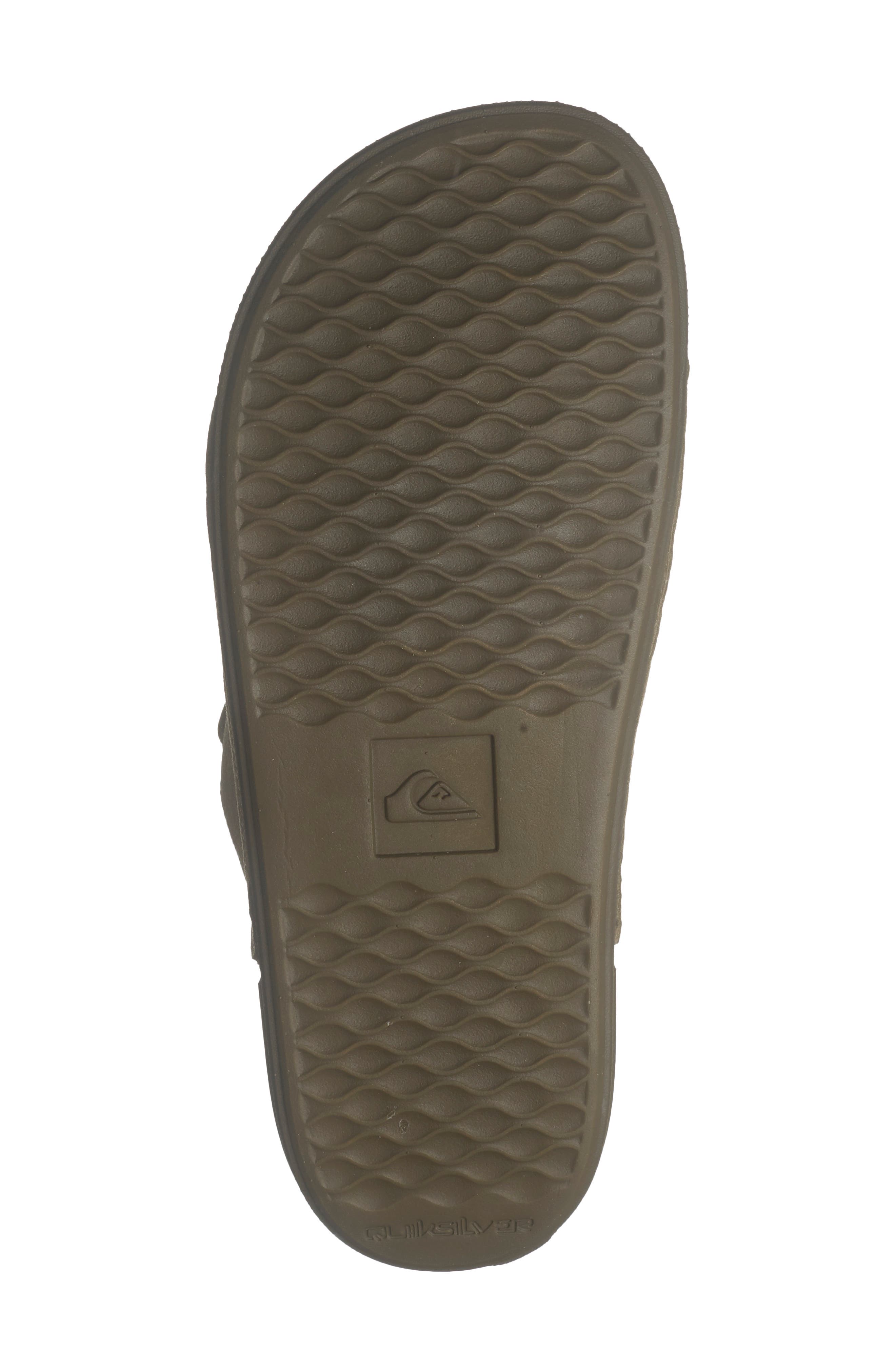 Quiksilver Dusk Patrol Slide Sandal, Alternate, color, Tan/ Medium Brown