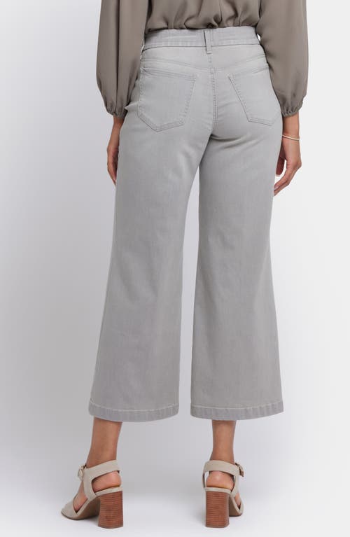 Nydj Teresa Waist Match Ankle Wide Leg Jeans In Grenada Mist