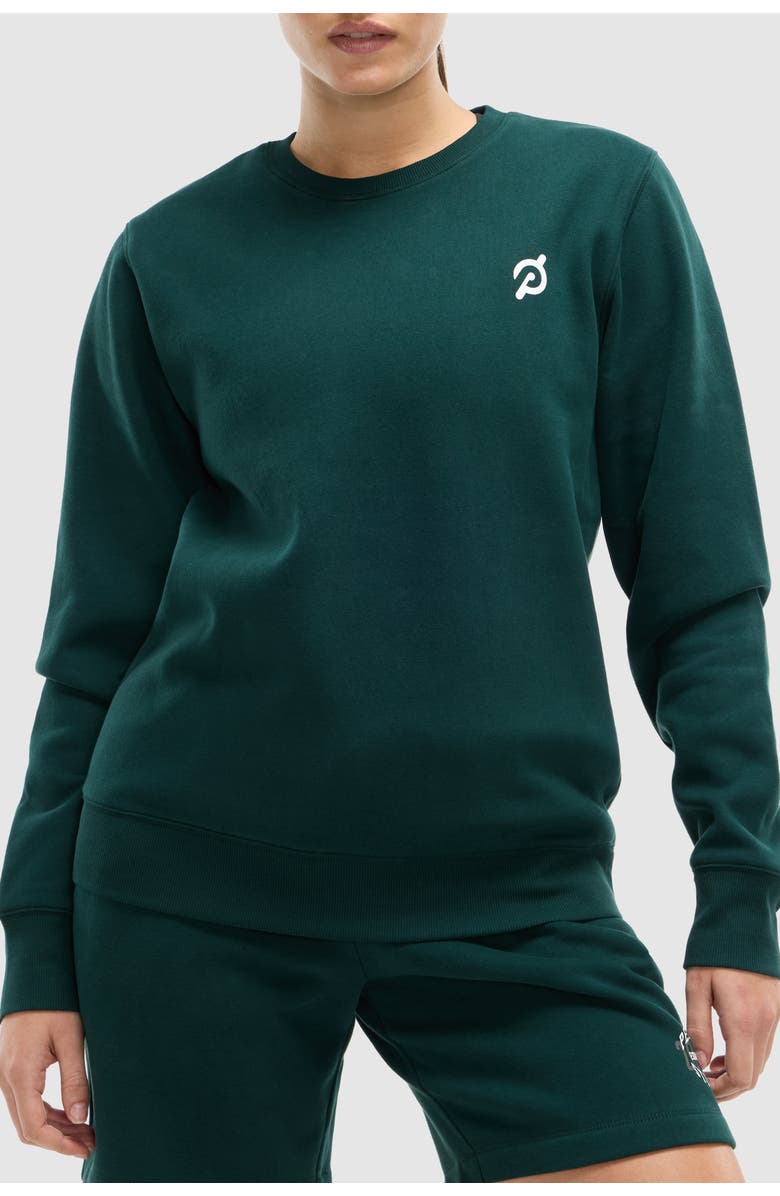 Peloton Soft Fleece Crewneck Sweatshirt, Alternate, color, Pine