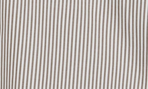 Rag & Bone Maxine Stripe Oversize Poplin Button-up Shirt In Gray