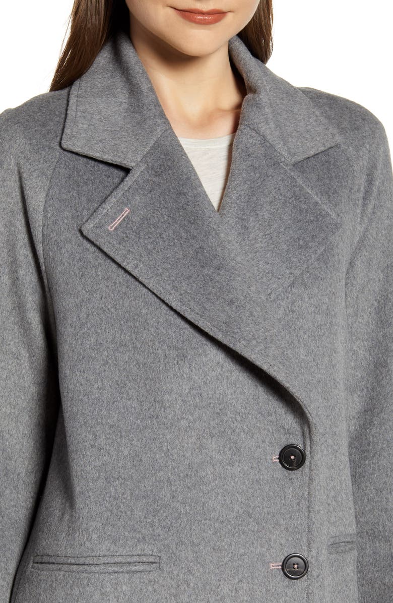 Avec Les Filles Double Face Wool Blend Coat, Alternate, color,