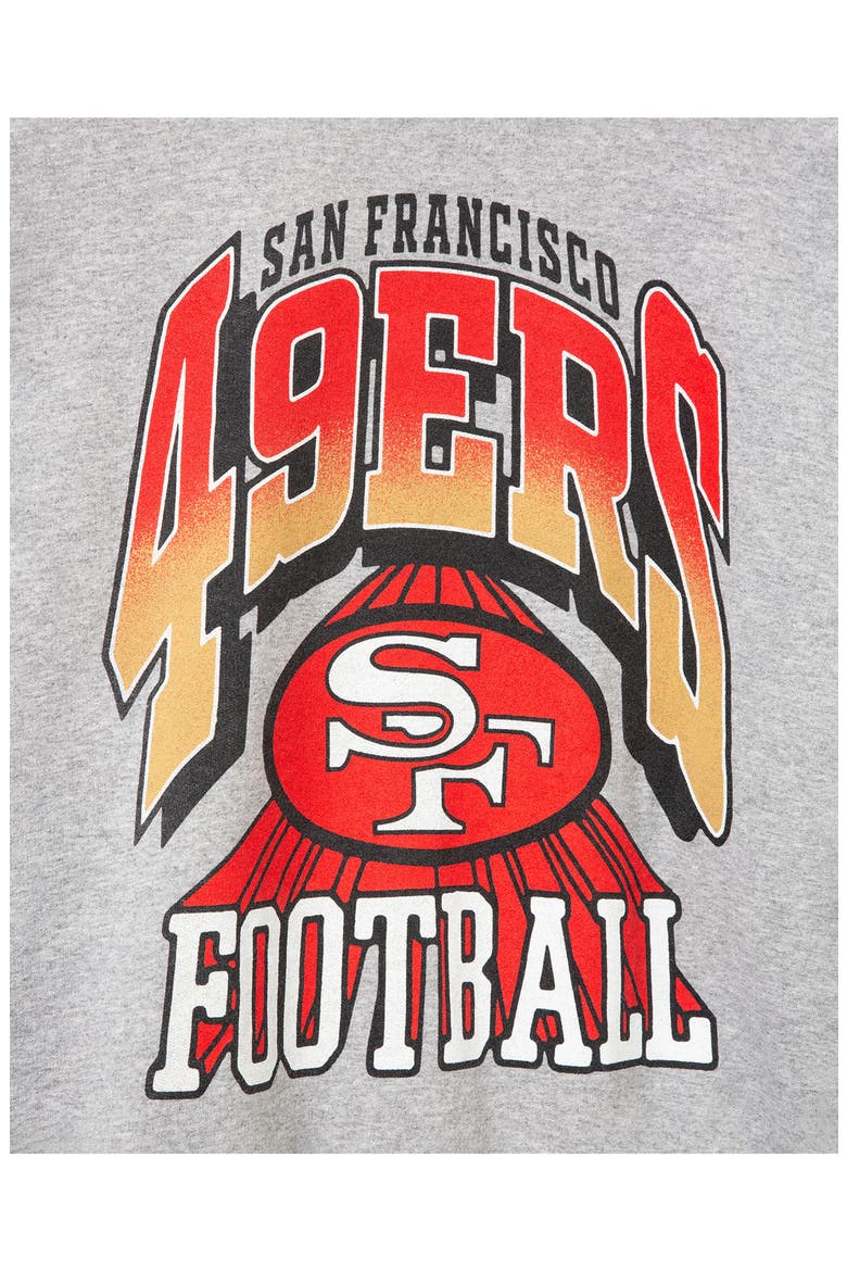49ers All Pro Crewneck Sweatshirt, Alternate, color, HEATHER GREY