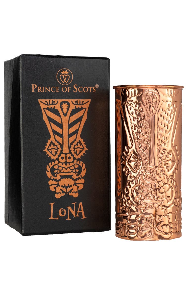 Prince of Scots The Legends of Hawaii Copper Tiki Mug ~ Lona, Alternate, color, Lona