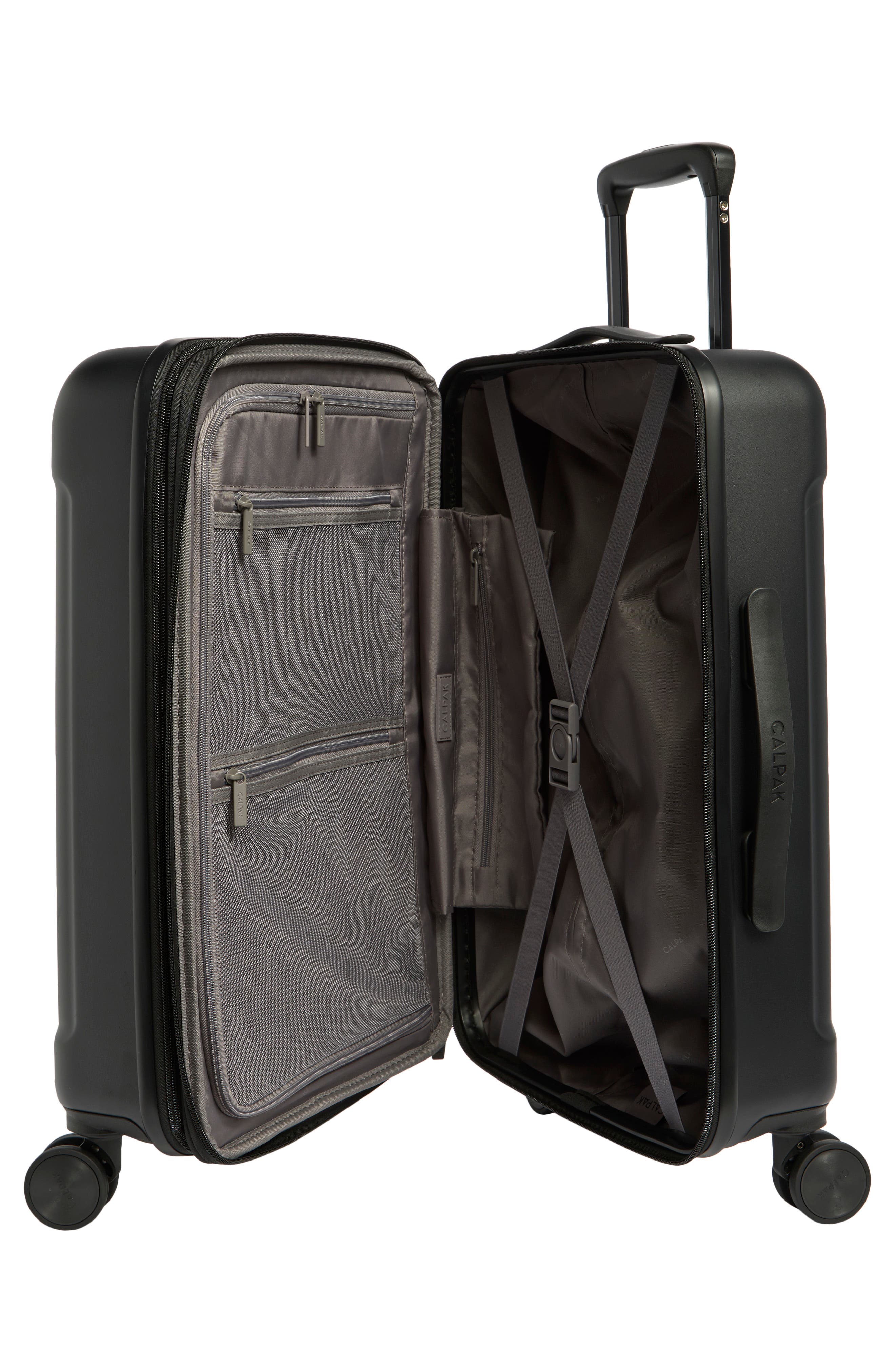 CALPAK Moon 20-Inch Hardside Carry-On Luggage, Alternate, color, Black