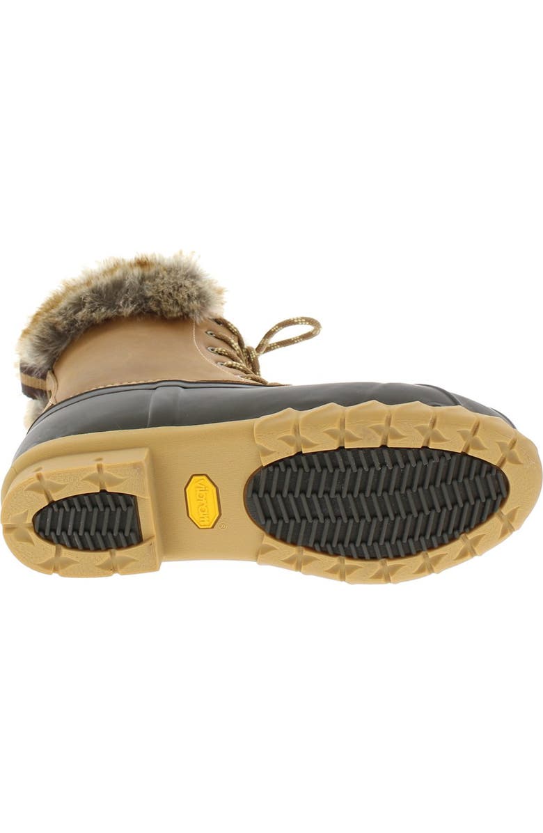 Sporto Agnus Faux Fur Lined Duck Boot, Alternate, color,